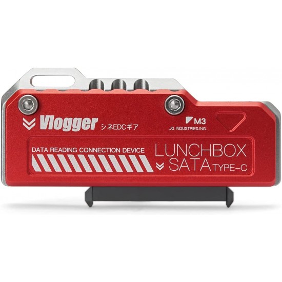 Lector Lunchbox  DIscos SSD SATA a conector USB C 3.1