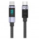 Cable 100W USB-C a USB-A Led Display de 50cm PD 