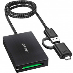 BYEASY lector de tarjetas XQD de aluminio USB 3.0 / USB-C