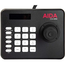 Aida Controlador Compacto de cámara PTZ IP y serie VISCA
