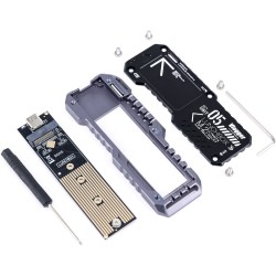 Andycine Lunchbox V Gabinete para SSD M.2 NVMe o M.2 SATA SSD