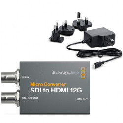 Blackmagic Design Micro Convertidor 12G SDI a HDMI con power