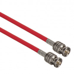 Canare L-3CFW Cable SDI Corto Coaxial Flexible 1.82mts Rojo
