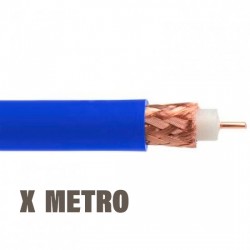 Canare L-5CFW Digital Video Cable Coaxial Flexible por metro Azul