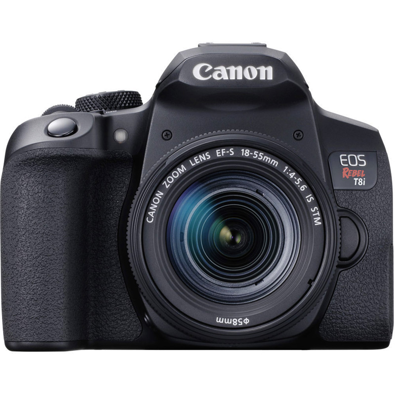 Camara Canon EOS Rebel T8i DSLR con Lente de 18-55 mm