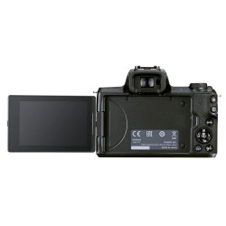 Canon EOS M50 Mark II con lentes de 15-45 mm y 55-200 mm