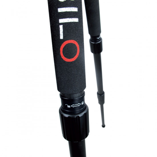 Cartoni Kit Video Focus 18 3-st StabilO CF System de cabezal y trípode de Fibra de Carbono de 100mm