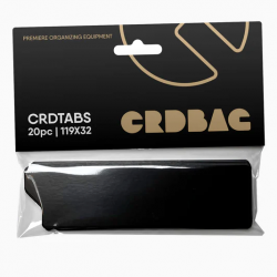 CRDBAG Tabs Pack de 20 Negro/Blanco 