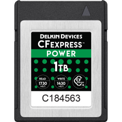 Delkin Devices DCFX1-1TB Tarjeta CFexpress 1TB 1730MB Lectura / 1430MB escritura