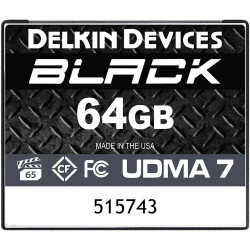 Delkin Devices CompactFlash Black 64GB UDMA 7 / VPG-65 / 1050x