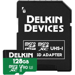 Delkin Devices microSDXC Power UHS-II 128GB V90 / U3 / Clase 10