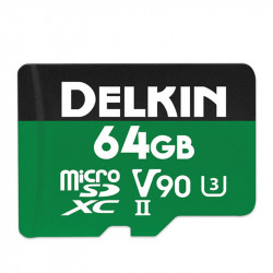 Delkin Devices microSDXC Power UHS-II 64GB V90 / U3 / Clase 10