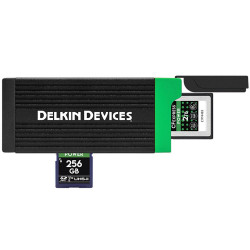 Delkin Devices DDREADER-56 Lector CFexpress USB-C 3.2 y SD 