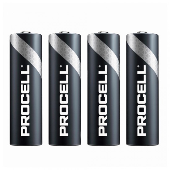 Duracell ProCell 1.5V AA  4-Baterías Alkalinas Pro