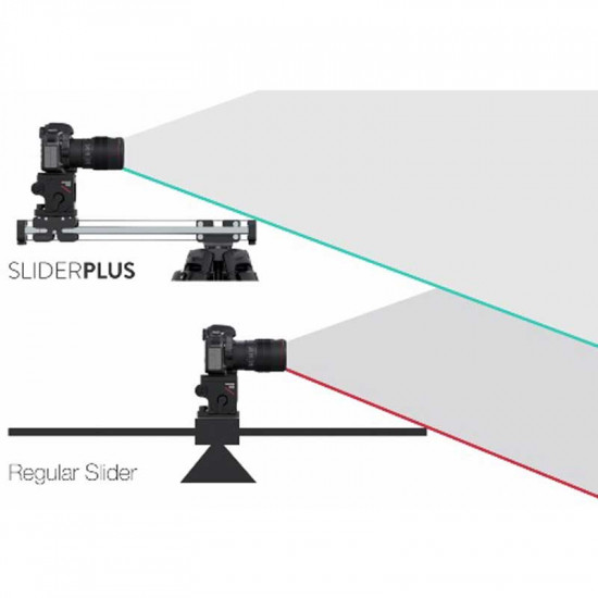 Edelkrone SliderPLUS Pro Long Slider hasta 90cm y 18Kg de carga para viajes
