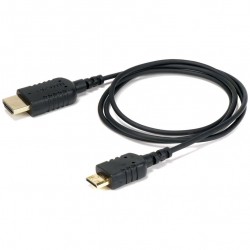 EVO Gimbals Ultra delgado & Flexible Mini HDMI a HDM de 90cm