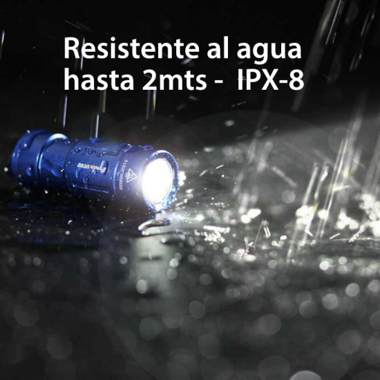 Fenix UC02 Linterna recargable ultrapequeña de 130 lumens