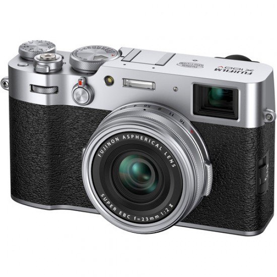 FUJIFILM X100V Camara Digital con Lente 23mm f/2  Silver