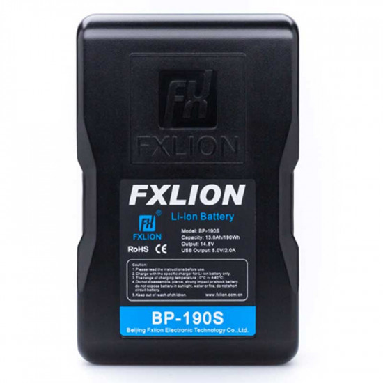 FXlion Batería Cool Black Lithium V-Mount 190W/h 
