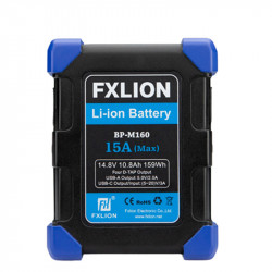 FXlion BP-M160 Batería Lithium V-Mount Compacta 159Wh 14.8V 15.0A (Max)