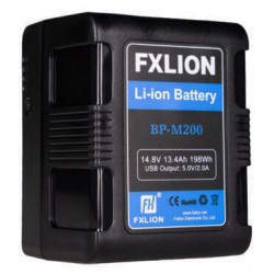 FXlion BP-M200L Batería Lithium V-Mount 198W/h de 14.8V