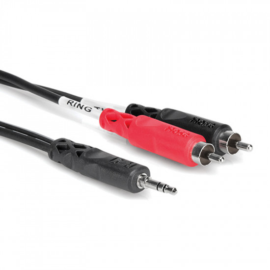 Hosa CMR-203 Cable Audio 90cm  3.5mm TRS  a 2 RCA Left/right    