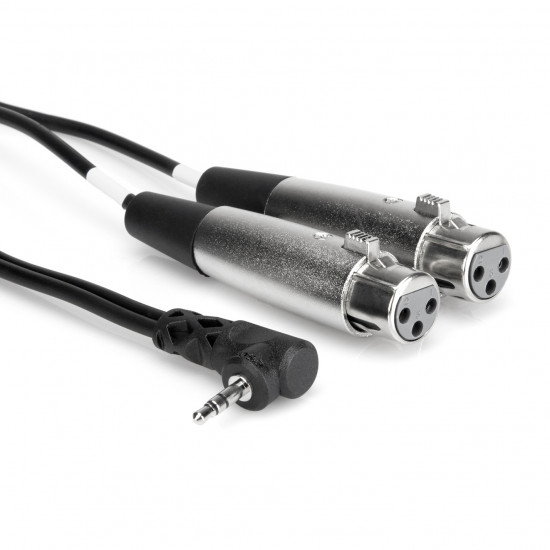 Hosa CYX-405F Cable en Y doble XLR hembra a estéreo mini plug  1.5mts