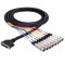 Hosa DTF-803 Snake Balanceada 8 x 1XLR3F a DB25 Cable de 3 mts