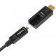 Dtech Cable Fibra Óptica HDMI a HDMI (micro) 30 metros 