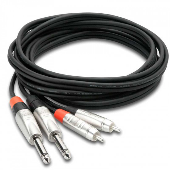 Hosa GTR-215 Cable Audio para Guitarra plug 1/4 4,57mts 24AWG