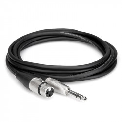 Hosa HXS-005 Cable Audio Balanceado REAN 1/4 TRS a XLR3F (hembra)  1,5mts