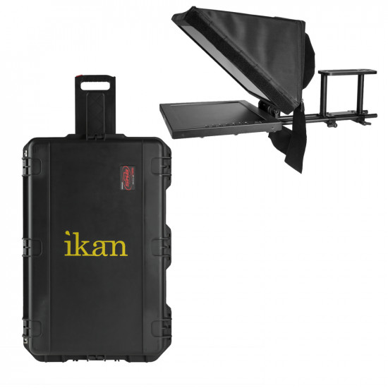 Ikan PT3500-TK Teleprompter 15" LCD Estudio / Exteriores con maleta