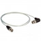Ikan Cable SDI 45cm corto y delgado con Conector BNC Standard / 90 grados