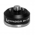 Kondor Blue Cable XLR corto de 45cm XLR3F a XLR3M flexible