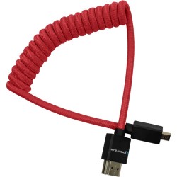 Kondor Blue Cable Micro HDMI a HDMI 30cm - 45cm coiled Rojo