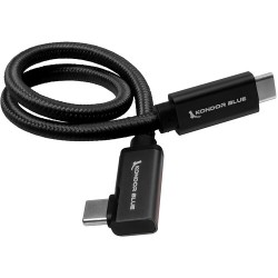 Kondor Blue Cable USB-C L 3.1 GEN2 100W 30cm Thunderbolt 3 (black)