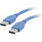Kramer Cable USB SuperSpeed ​​USB 3.0 Tipo A a macho Tipo A de 90cm