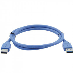 Kramer Cable USB SuperSpeed ​​USB 3.0 Tipo A a macho Tipo A de 1.8mts