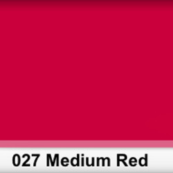 Rosco 027SR Pliego Medium Red 50cm x 60 cm