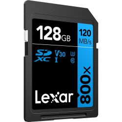 Lexar SDHC 128GB UHS-I / U1 Lectura 120MB/s Escritura 45MB/s V30