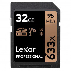 Lexar SDHC 32GB UHS-I / U1 Lectura 95MB/s V10