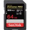 SanDisk SDHC Extreme Pro 64GB UHS-II V90 300 MB/s