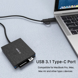 ByEasy Lector de tarjetas CFast / USB-C / USB-3.0
