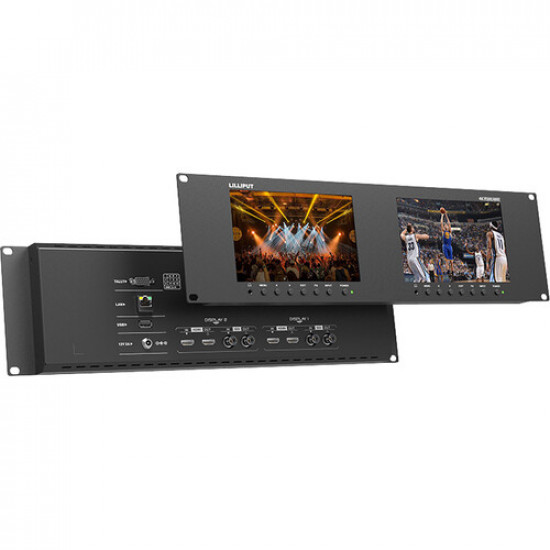 Lilliput Dual Monitor con dos pantallas de 7”  SDI 3G/ HDMI
