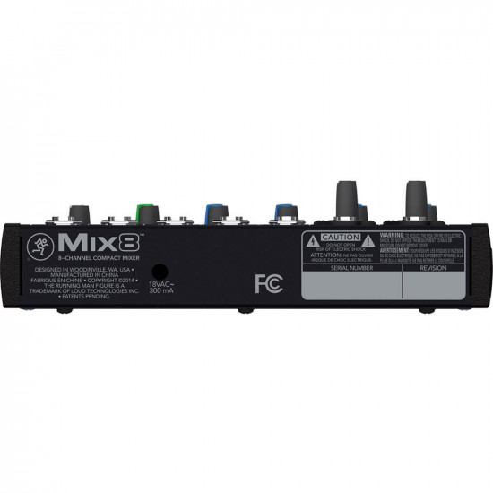 Mackie MIX8  Mixer Compacto de 8 Canales / 2 Mic