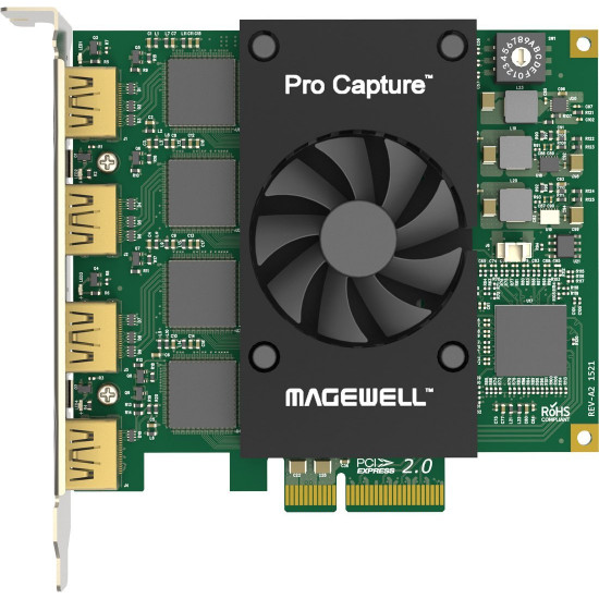 Magewell Captura de 4 HDMI a PCIe Gen2 x4 