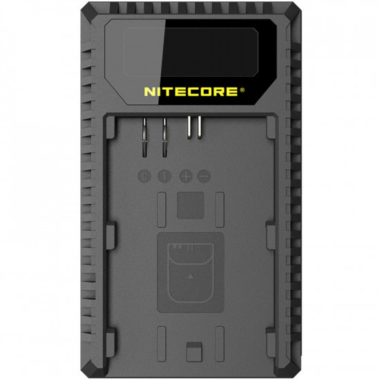 Nitecore UCN1 Cargador de viaje Doble USB para Canon LP-E6 y LP-E8