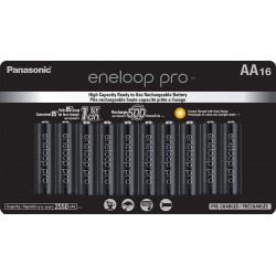 Panasonic Eneloop AA  16-Baterías Ni-MH  2550 mAh 