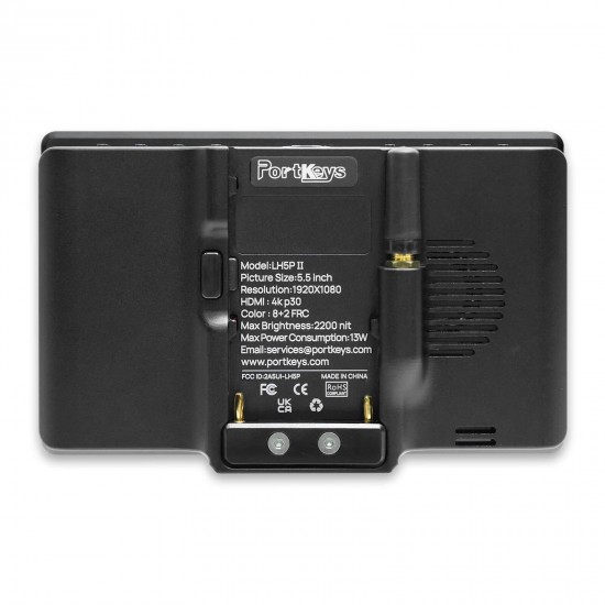 PortKeys LH5P II  Monitor 5.5" 4K 2200nit con control de cámara
