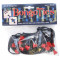 Bongo Ties Grip para Organizar Cables Pin Rojo Rubber Pack de 10